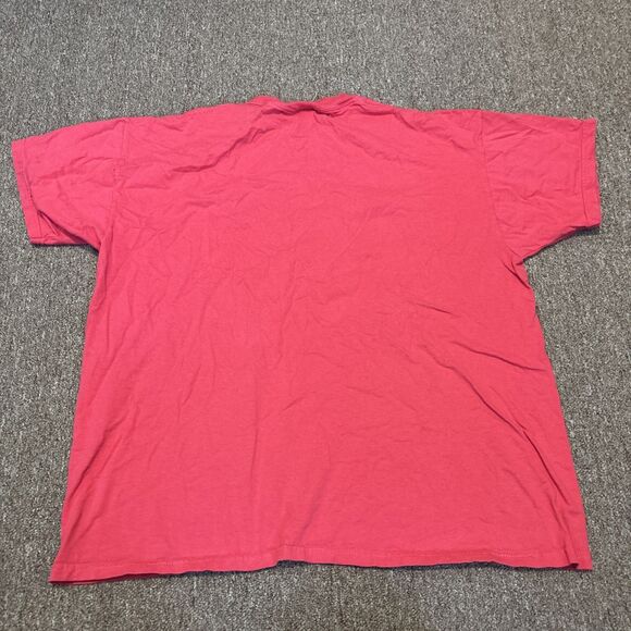 Vintage Ben & Jerrys Vermonts Finest Ice Cream T shirt 2XL 90s USA 1996 Red - Picture 9 of 9